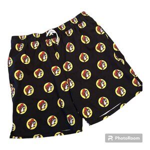 Buc-ees Beaver Logo All Over Print Men's Swim Trunks Shorts Size Medium Beach